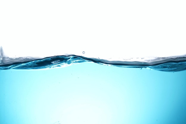Image de vague d'eau bleue pour le fond