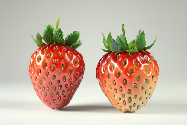 Image vectorialisée de fraise Fruit frais 3D icône vectorielle réaliste non Texte ar 32 iw 2 v 6 ID d'emploi 880761c6735549878cd2fed7af1e3d4e