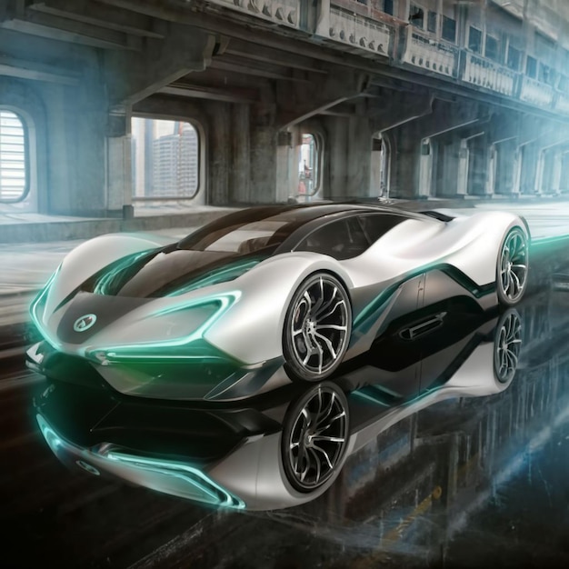 Une image de véhicule futuriste