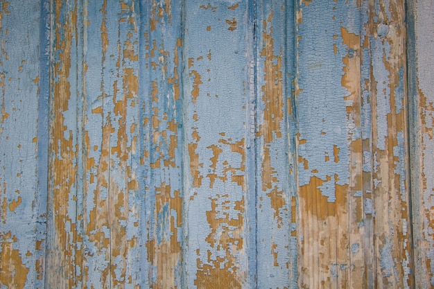 Image de la vieille texture en bois marron et bleu