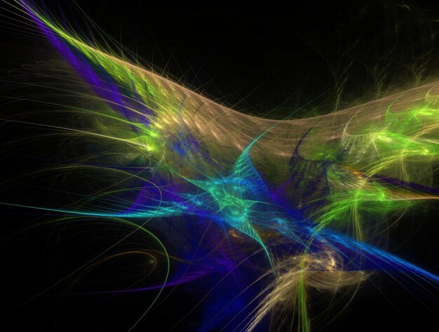 Imagerie de fond abstraite fractale imaginaire