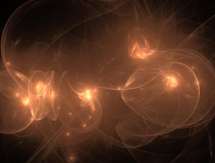 Photo imagerie de fond abstraite fractale imaginaire