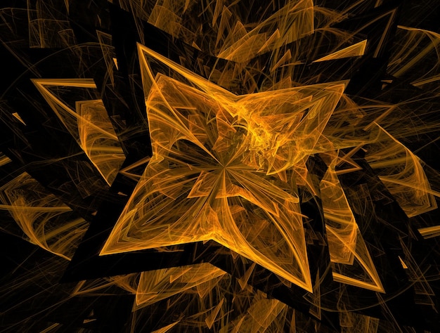 Imagerie de fond abstraite fractale imaginaire