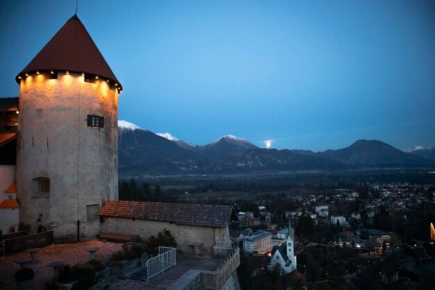 Images de Bled, Slovénie, en automne et en hiver