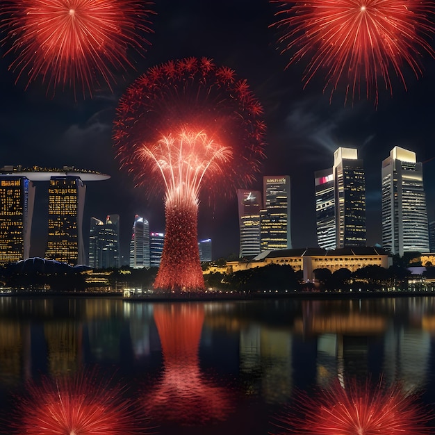 Des images de la célébration de la fête nationale de Singapour
