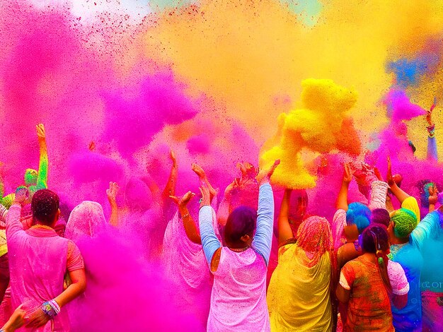 Photo des images de fond de happy holi ont été téléchargées