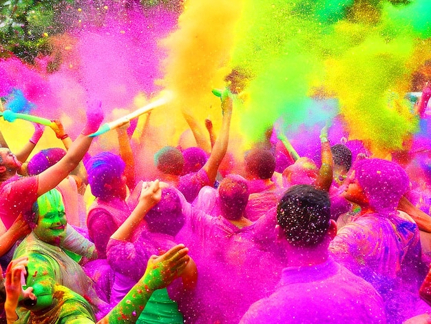 Des images de fond de Happy Holi ont été téléchargées