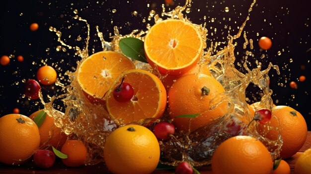 images de fruits papiers peints orange avec des citrus bol de fruits orange avec un bouquet d'agrumes