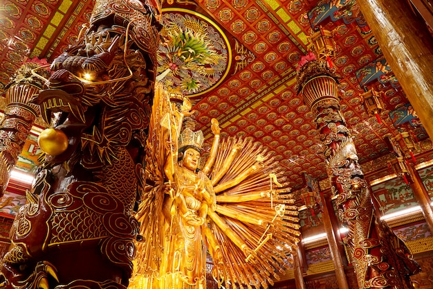 Les images de Guanyin, dieu chinois