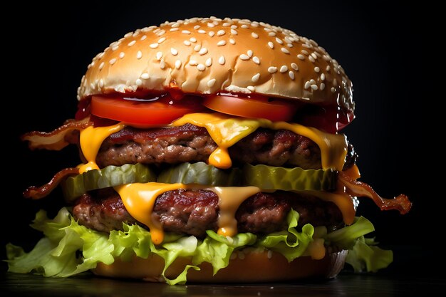 Des images de hamburgers bonanza