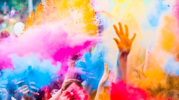 Photo les images de holi