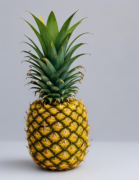 Des images isolées d'ananas mûrs