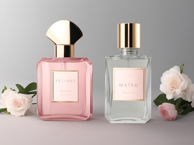 Images de maquettes de parfums
