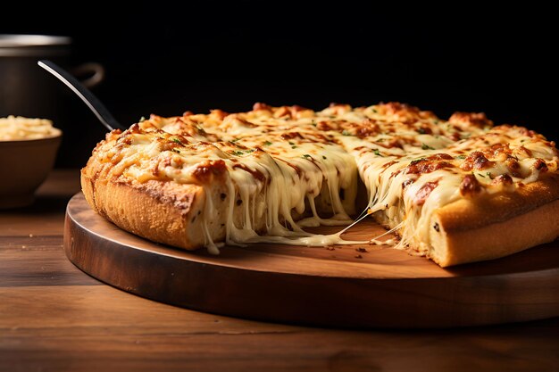 Des images de pizzas au fromage.