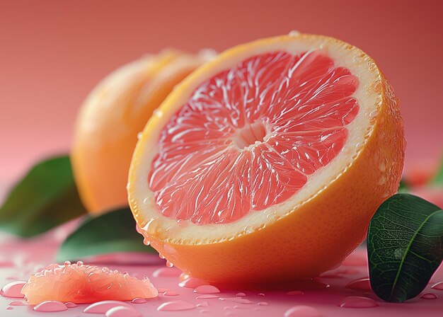 Des images simples et minimalistes d'oranges avec une couleur pâle clair.