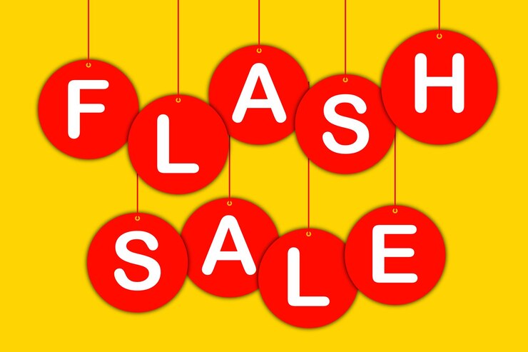 Photo les images de vente flash sont utilisées pour promouvoir des produits ou toute autre chose