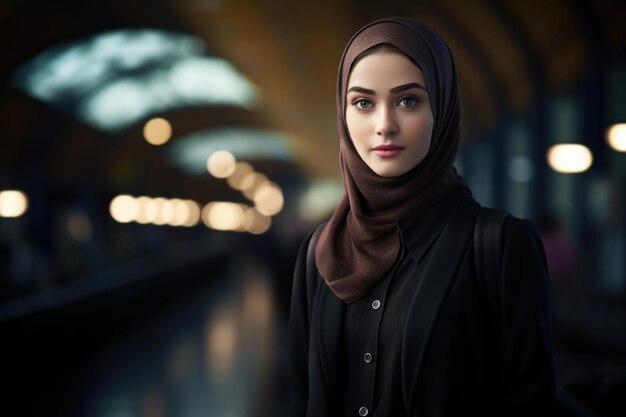 Images vibrantes du mode de vie islamique Vêtements culturellement authentiques un voyage visuel à travers les traditions spirituelles et les liens communautaires hijab burka