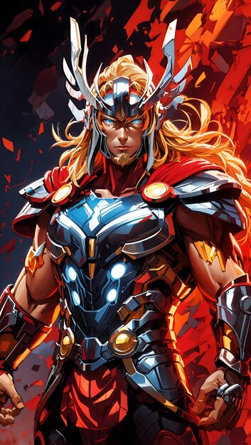 Imagine_Thor_from_Marvel_transformed_into_a_mangaanime
