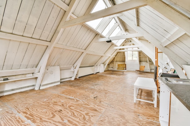 Immense loft avec haut plafond et fenêtre