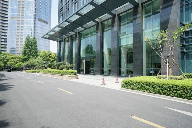 Immeuble de bureaux d'autoroute et de centre financier à Ningbo, Chine