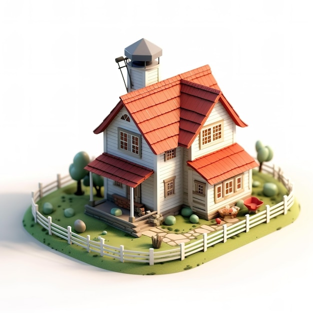 Un immeuble immobilier en miniature