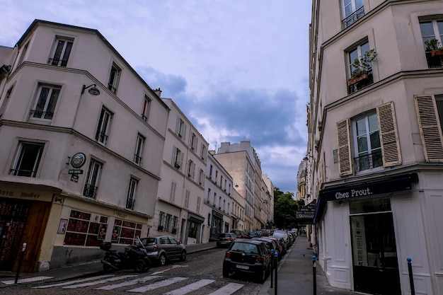 Immeuble à l'intérieur de Montmartre Paris Septembre 2017