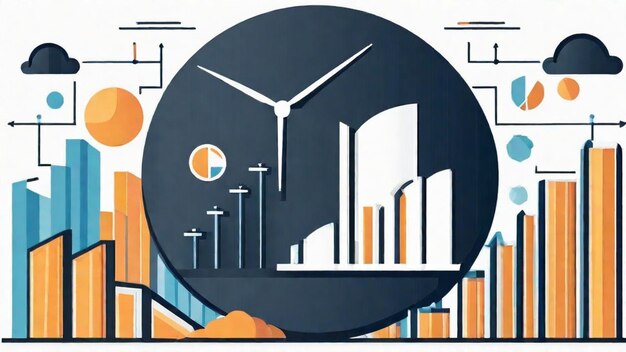 Photo l'impact de l'économie mondiale