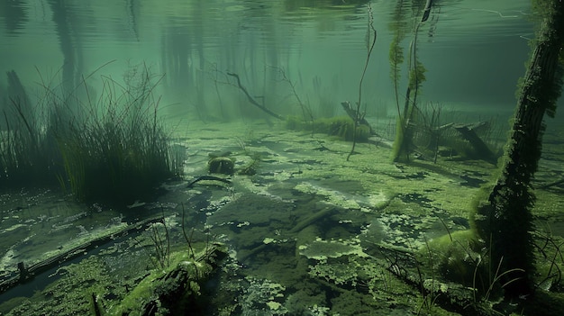 Impact sur l'environnement de l'eutrophisation et de la floraison des algues dans l'eau
