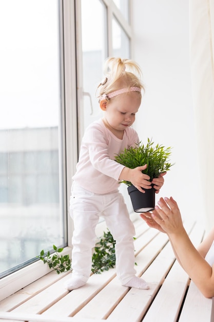 Implant cochléaire pour bébé Enfant sourd avec appareil auditif Technologie et innovations en matière de soins de santé et de médecine et diversité