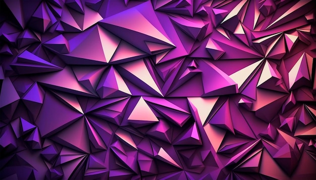 Impression de fond abstrait triangle violet