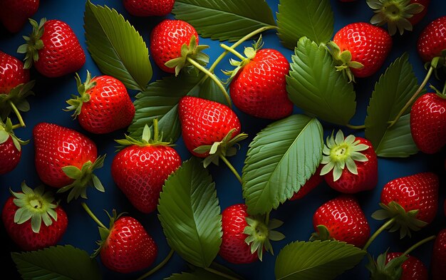 Impression de fond fraises