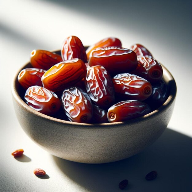 Une impressionnante représentation de dates sur un fond blanc