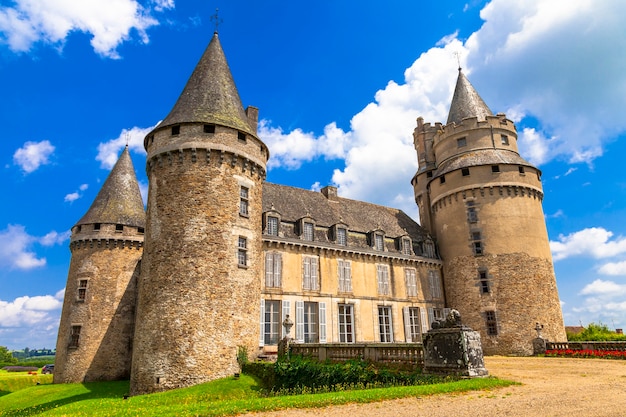 Photo impressionnants châteaux médiévaux de france.