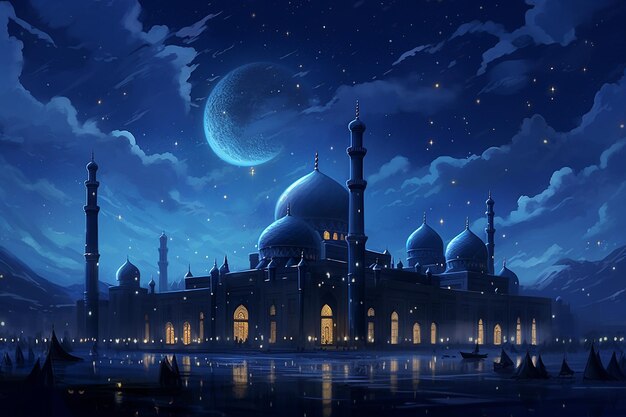Impressions artistiques du Ramadan étoilé
