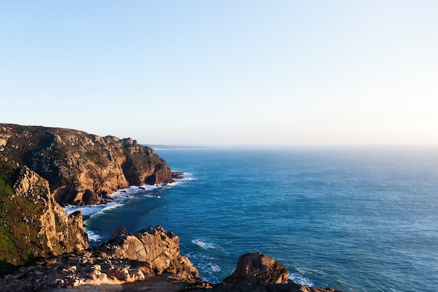 Incroyable Cabo de Roca au Portugal par une belle journée ensoleillée