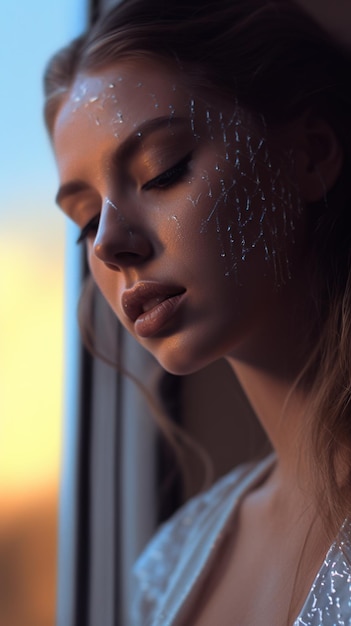 Photo incroyable jeune femme posant dans un verger d'abricotiers au printemps stock photo corps de femme séduisante