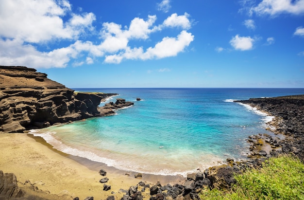 Photo incroyable plage hawaïenne