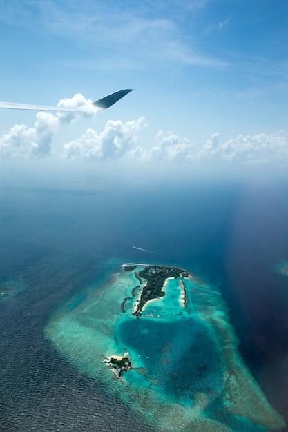 Incroyable vue d'oiseau à Zanzibar