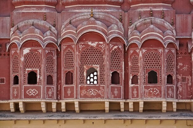 Photo indie, rajasthan, jaipur, le palais des quatre vents