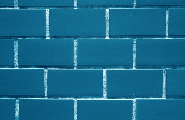 Indigo, mur de briques colorées bleu marine, pour le fond