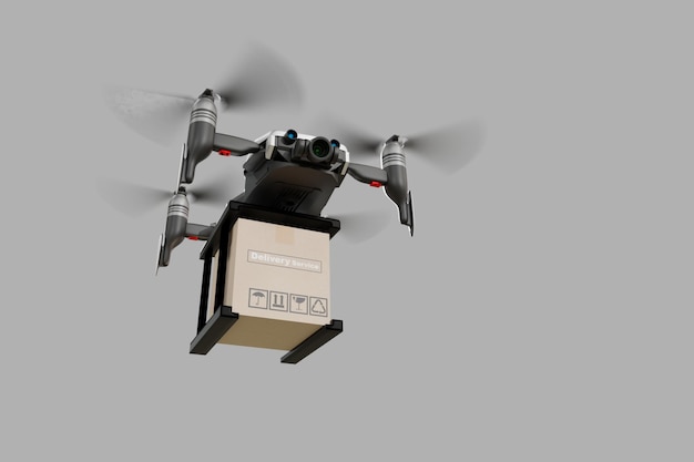 Industrie des dispositifs d'ingénierie de technologie de drone volant dans l'importation d'exportation logistique industrielle