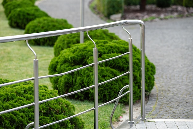 Industrie du bâtiment moderne Garde-corps en acier inoxydable pour l'extérieur