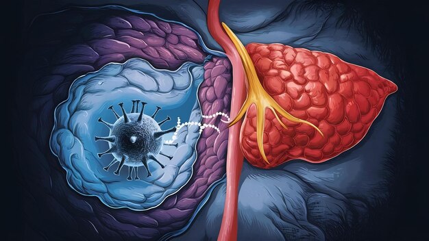 Infection par hépatite virale provoquant une maladie hépatique chronique