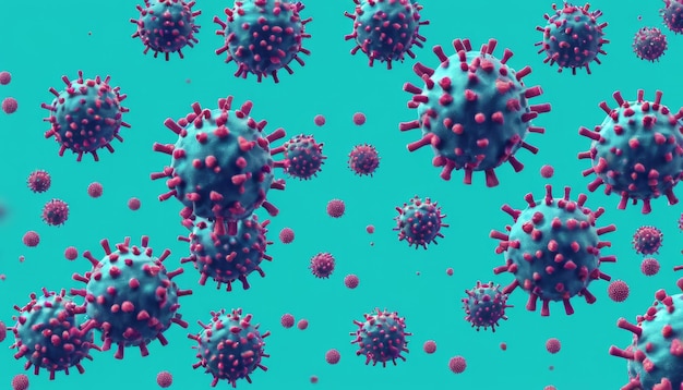 L'infection virale est une représentation visuelle