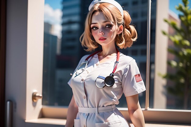 Une infirmière de l'armée américaine des héros
