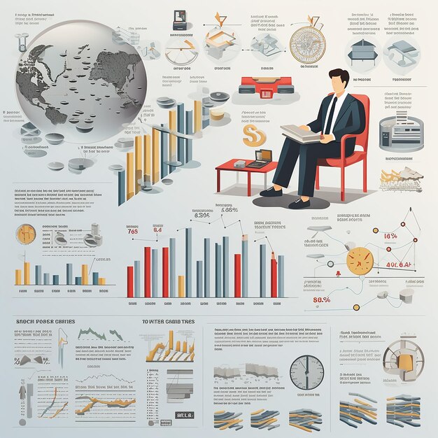 Photo infographie sur les entreprises