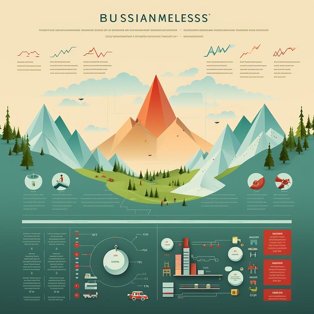 Photo infographie sur les entreprises