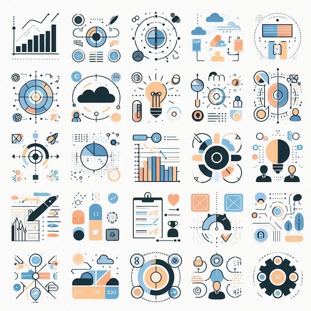 Une infographie minimaliste et simple