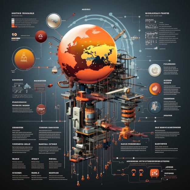 infographie de la technologie