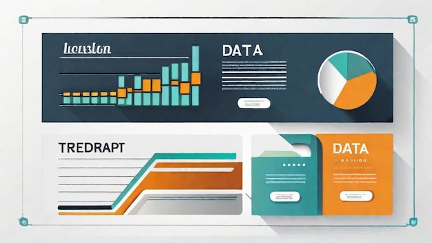 Photo infographie sur les tendances des données